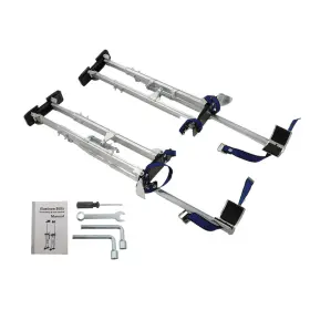 In3692169al Findmall Silver Adjustable Aluminum Alloy Drywall Stilt 36 Inch - 48 For Taping Paint