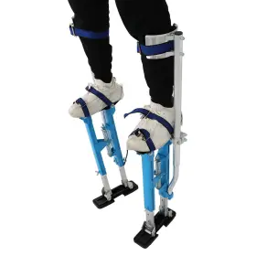In3692520al Findmall 18ftft-30ftft Lightweight Aluminum Blue Drywall Stilts For Putting Up Tool #2