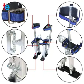 Tr47500 Findmall Aluminum Alloy Stilts 18 - 30 Inch Adjustable Braces For Drywall Painting Tr47500 Findmall Aluminum Alloy Stilts 18 - 30 Inch Adjustable Braces For Drywall Painting