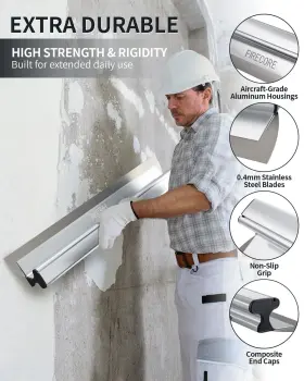 Fas080 Firecore Drywall Skimming Blade 32 Inch Tools Aluminum Housings Sta #2