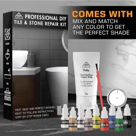 Fortivo 760939194880 Porcelain Repair Kit - Tile Stone Marble Tub And #2