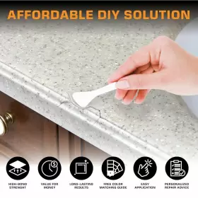 Fortivo 760939194880 Porcelain Repair Kit - Tile Stone Marble Tub And #3