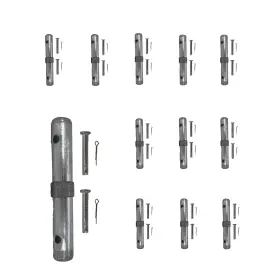 Fudatong C2-2013-2-us Scaffolding Coupling Pin 1-1/4 Inch Od X 1.25 Inches 9 Silver