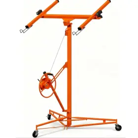 14t9nwn6 Garvee Adjustable Drywall Lifter With Winch 60 Tilt 16ft Telescopic Arm Ceiling Panels