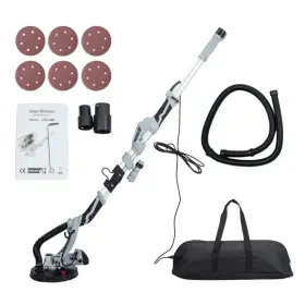 Gg2008-d01-1219a Garvee Drywall Sander 710w Electric Wall 6 Variable Speed With Sanding Discs