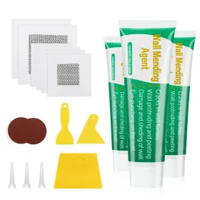123747 Gasrons Drywall Repair Kit 3 Pack Wall Paste Mending