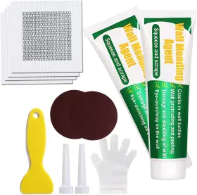 Bqt-006 Gaxmi Wall Patches Spackle Set Drywall Repair Kit With 2 Pack Putty Clear