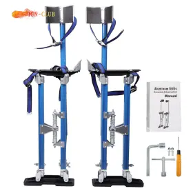 Icc2669943 Genrics Light Blue 24 Inch - 40 Professional Grade Adjustable Drywall Stilts Tool