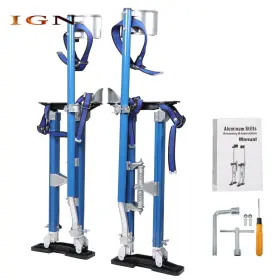 Ign2639254 Genrics Professional Grade Adjustable Aluminum Stilts Tool For Painting 1 Pair 24 Inch - 40