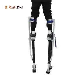 Ign2713988 Genrics New 36 Inch - 48 Adjustable Aluminum Alloy Stilt Tool For Walking Taping Black #2