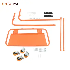 Ign3694216 Genrics 3000lbs Drywall Sheet Cart With Safety Belts Handling Sheetrock Panel