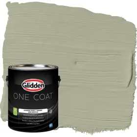 Glidden 193000969504 Coat 1 Gal. Olive Sprig/green Eggshell Interior Paint With Primer