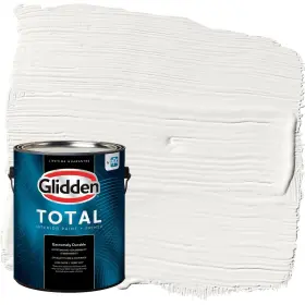 Glidden 193000972184 Coat 1 Quart Commercial White/white Eggshell Interior Paint With Primer
