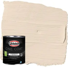Glidden 193000972351 Coat 1 Quart Oatmeal Cookie/beige Eggshell Interior Paint With Primer