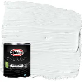 Glidden 193000974027 Coat 1 Quart Moonlit Snow/gray Semi-gloss Interior Paint With Primer