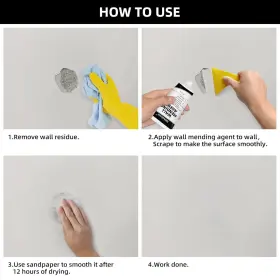 Gb-006 Globalcom Drywall Patch Repair Kit 2 Pack Wall Mending Agent Spackle #3