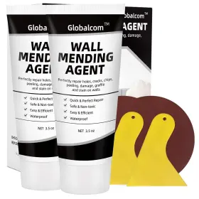 Gb-006 Globalcom Drywall Patch Repair Kit 2 Pack Wall Mending Agent Spackle