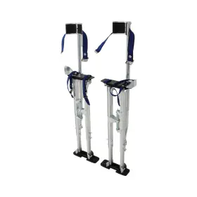 Gt7186452 Globalmart-top 36 Inch - 48 Taping Paint Stilt Silver Adjustable Aluminum Alloy Drywall
