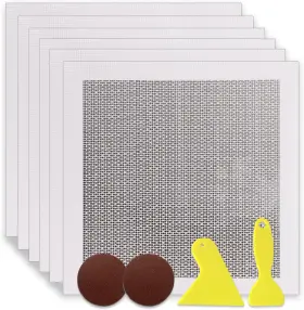 Lkg022 Gmingztong Wall Repair Patch Kit Upgraded Size 6 Pcs 8 Inch Self Pack Silver