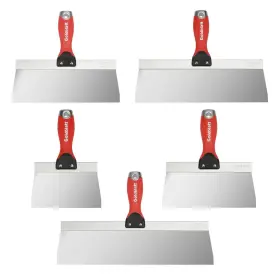 G25804ae Goldblatt Drywall Tools Knife Set 5-piece Stainless Steel Taping Kn