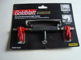 84389-05223 Goldblatt Tool Co. Stanley Drywall Recessed Light Cutter Hand