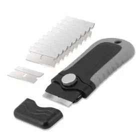 Wn050sgy Gomake Razor Blade Scraper Tool With Storage Container Glass Cooktop S