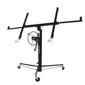 W167683068 Goodsilo 150lbs Load Capacity. Drywall Panel Lifter Hoist Jack Black