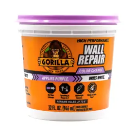 Gorilla 118969 High Performance Wall Repair Color Change 32 Ounce Tub