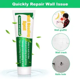 Gqlife-ing 760235371978 Drywall Repair Kit 2 Pcs Spackle Wall Patch With Scraper Pack #3