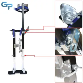 Gre118730 Greatparts 15-23 Inch Adjustable Aluminum Drywall Stilts Painters Walking Finishing Tools #2