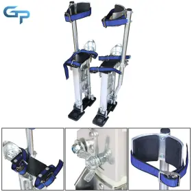 Gre118750 Greatparts New Silver Aluminum Alloy Stilts 18 Inch - 30 High Quality Drywall Tool #2