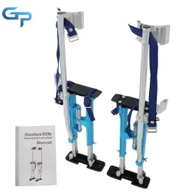 Gre157800 Greatparts Fits For Putting Up Drywall Wallpaper Painting 18-30-inch Aluminum Stilts Tool #2