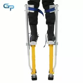 Gre157805 Greatparts Drywall Stilt 24 Inch -40 Adjustable Aluminum Tool For Painting Taping Yellow #2