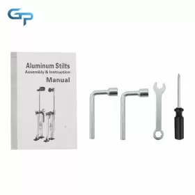 Gre157805 Greatparts Drywall Stilt 24 Inch -40 Adjustable Aluminum Tool For Painting Taping Yellow #3
