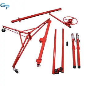 Gre72445 Greatparts 16ft Drywall Lift Plasterboard Panel Sheetrock Hoist Lifter Carrier Safety Lock #3