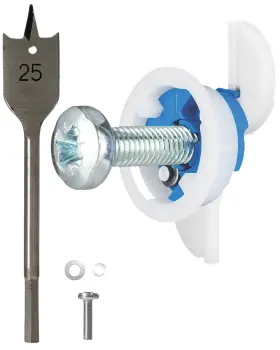 Gripit 060434882004 Blue Drywall Anchors Pack Of 4 Up To 205ibs/93kg Heavy Duty Dryw