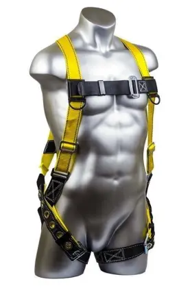 01703 Guardian Fall Protection Velocity Harness/lanyard Kit - Harness Lanyard Bag- S-l