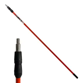 Gutterglove 855276003633 7.5 To 20 Ft Telescoping Extension Pole By Red And Black