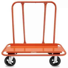 2swivel Gyptool 842364115392 Drywall Cart 1800lb. Capacity Steel Large Deck With Casters Orange #2