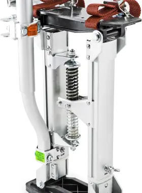 Dwall-stilt-2440  Gyptool Pro 24 Inch - 40 Drywall Stilts Silver #3