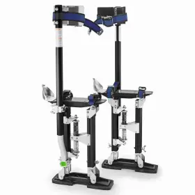Stilt-2440-blk Gyptool Stilt-2440-blk. 24 Inch -to-40 Drywall Stilts Padded Cuff Adjustable Strap Metal Black