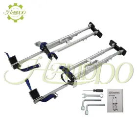 1293837 Handdo Adjustable Drywall Stilts 36 - 48 Inch Painters Walking Taping Finishing Tools