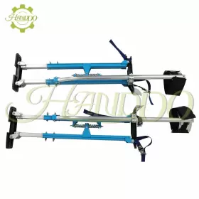 1293919 Handdo 32 Inch - 48 Drywall Stilts Painter Taping Adjustable Aluminum Tool Stilt Blue #3