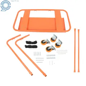 Hp128868 Happy19star Handling Sheetrock Sheet Panel Drywall Cart 3000lbs With Safety Belts