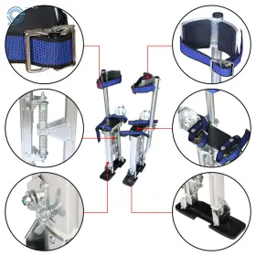 Hp71247 Happy19star Drywall Stilts Aluminum Tool Stilt 15 Inch -23 For Painting Painter Taping #2