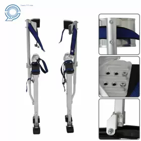 Hp94671 Happy19star 1 Pair Of Aluminium Drywall Stilt Tool 36 Inch - 48 Adjustable For Painting Cosplay