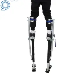 Hp94674 Happy19star 36 Inch -48 Drywall Stilts Painters Walking Taping Finishing Adjustable Tools Black