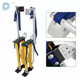 Hp94683 Happy19star Yellow Adjustable Aluminum Tool Drywall Stilt 24 Inch - 40 For Painting Taping #2