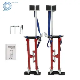 Hp94686 Happy19star Aluminum Stilts Drywall Tool 24-40 Inch For Taping Painting Wallpaper Us