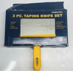 37364 Harbor Freight 3 Piece Steel Drywall Taping Knife Set 5.5 Inch - 7 8-3/4